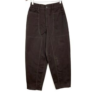 DL1961 Women's Wide Leg Pants - Dark Brown